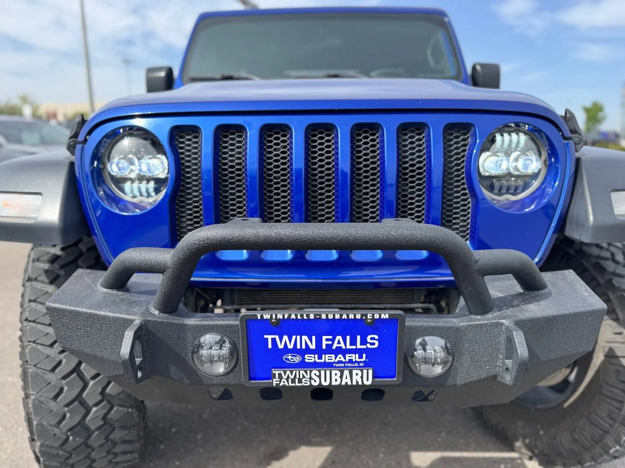 Used 2019 Ocean Blue Metallic Clearcoat Jeep Sport S image 51