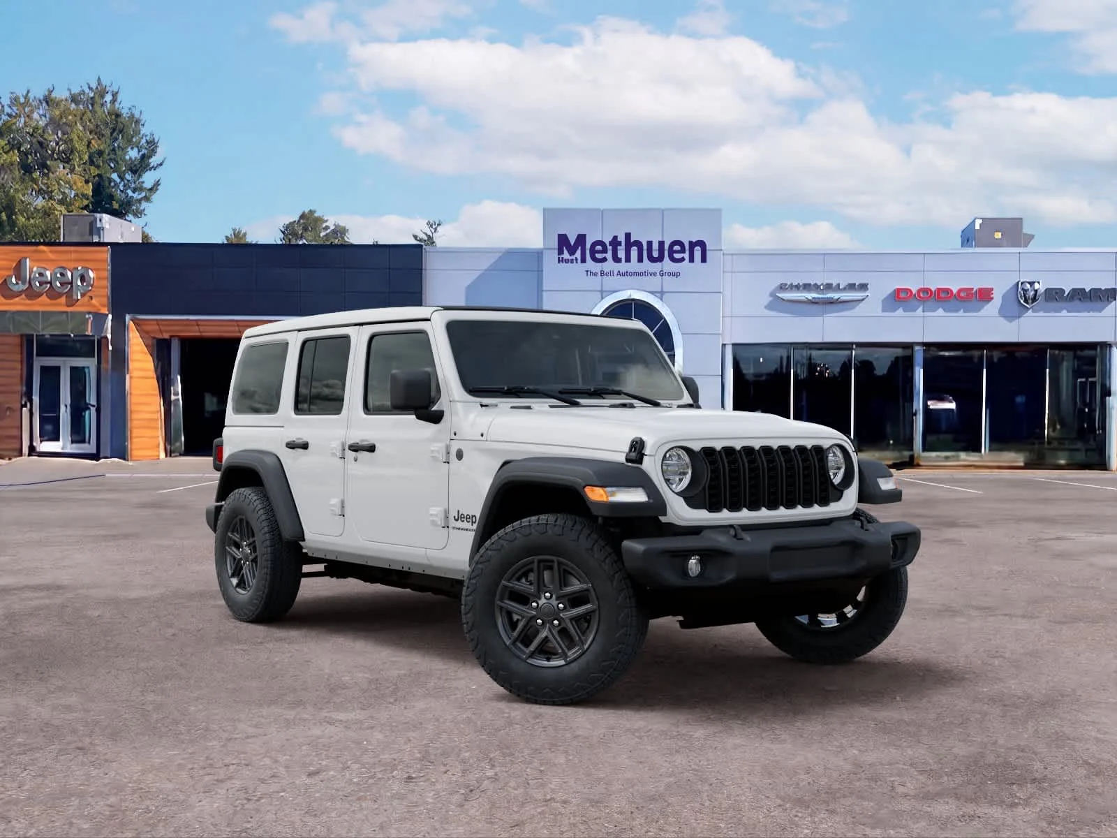 New 2027 Bright White Clear-Coat Paint Jeep Sport S image 5