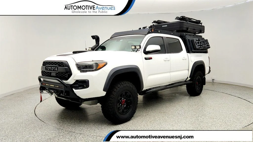 Used 2018 Super White Toyota TRD Pro Double Cab 5