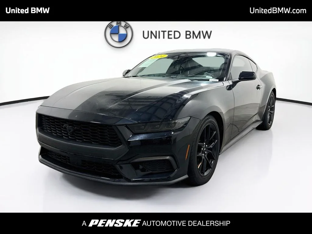 Used 2024 Shadow Black Ford EcoBoost image 1