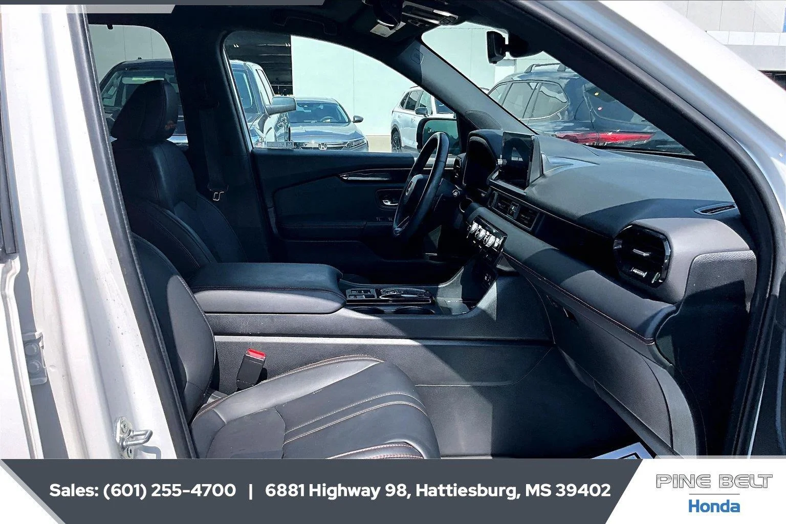 Used 2024 Platinum White Pearl Honda TrailSport image 6