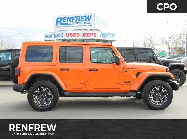 2025 Jeep Wrangler Sahara * V6 | McKinley Leather Seats | Trailer Tow Group | Apple CarPlay | Alpine | Adaptive Cruise