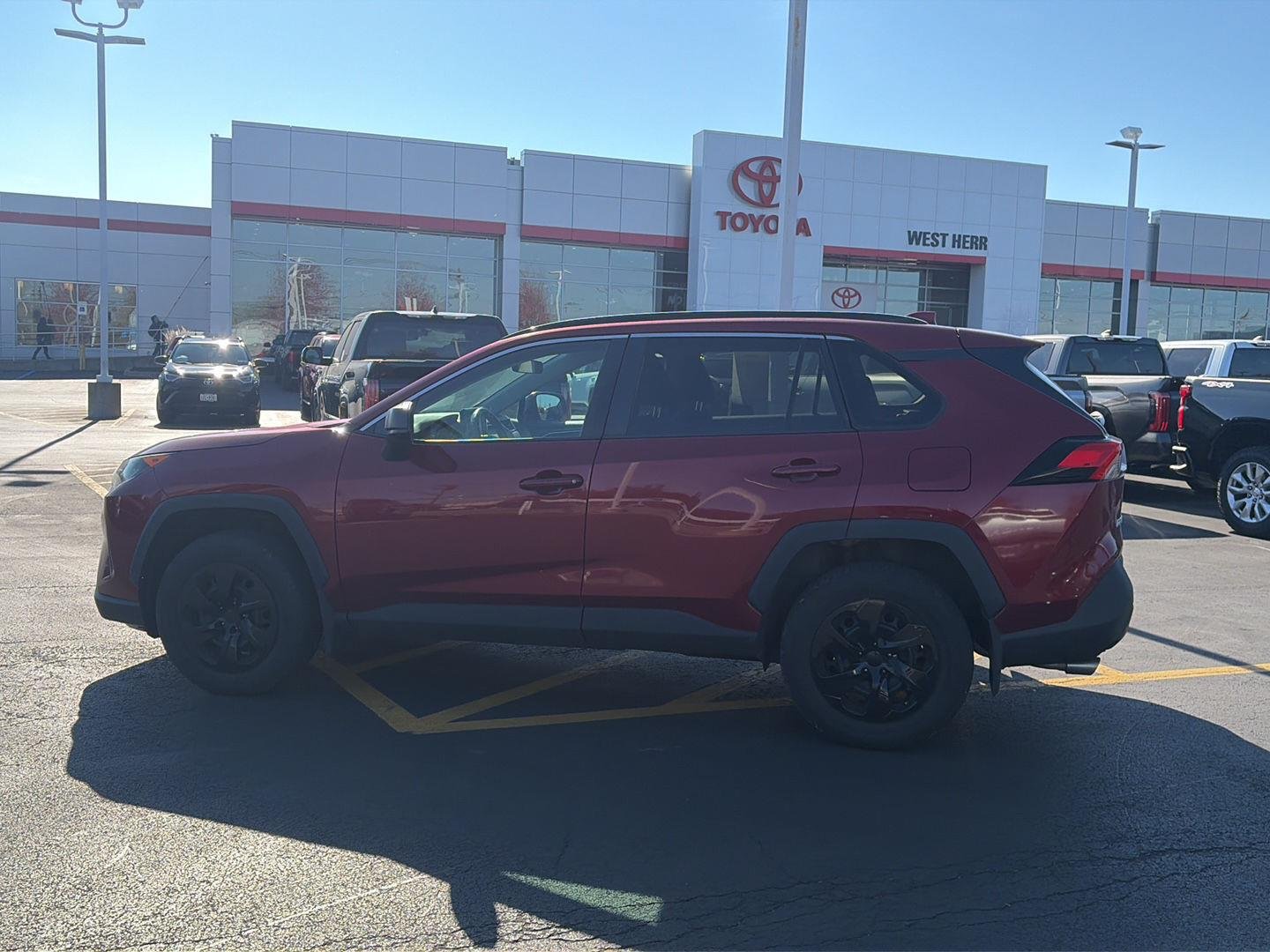 Used 2019 Ruby Flare Pearl Toyota LE image 6