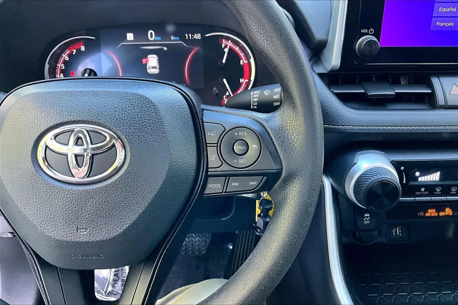 Used 2023 Silver Sky Metallic Toyota LE image 24