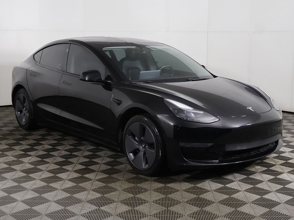 Used 2021 Tesla Model 3 Base with VIN 5YJ3E1EA2MF907121 for sale in Parma, OH