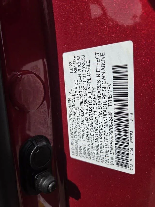 Certified Used 2023 Radiant Red Metallic II Honda EX-L image 33