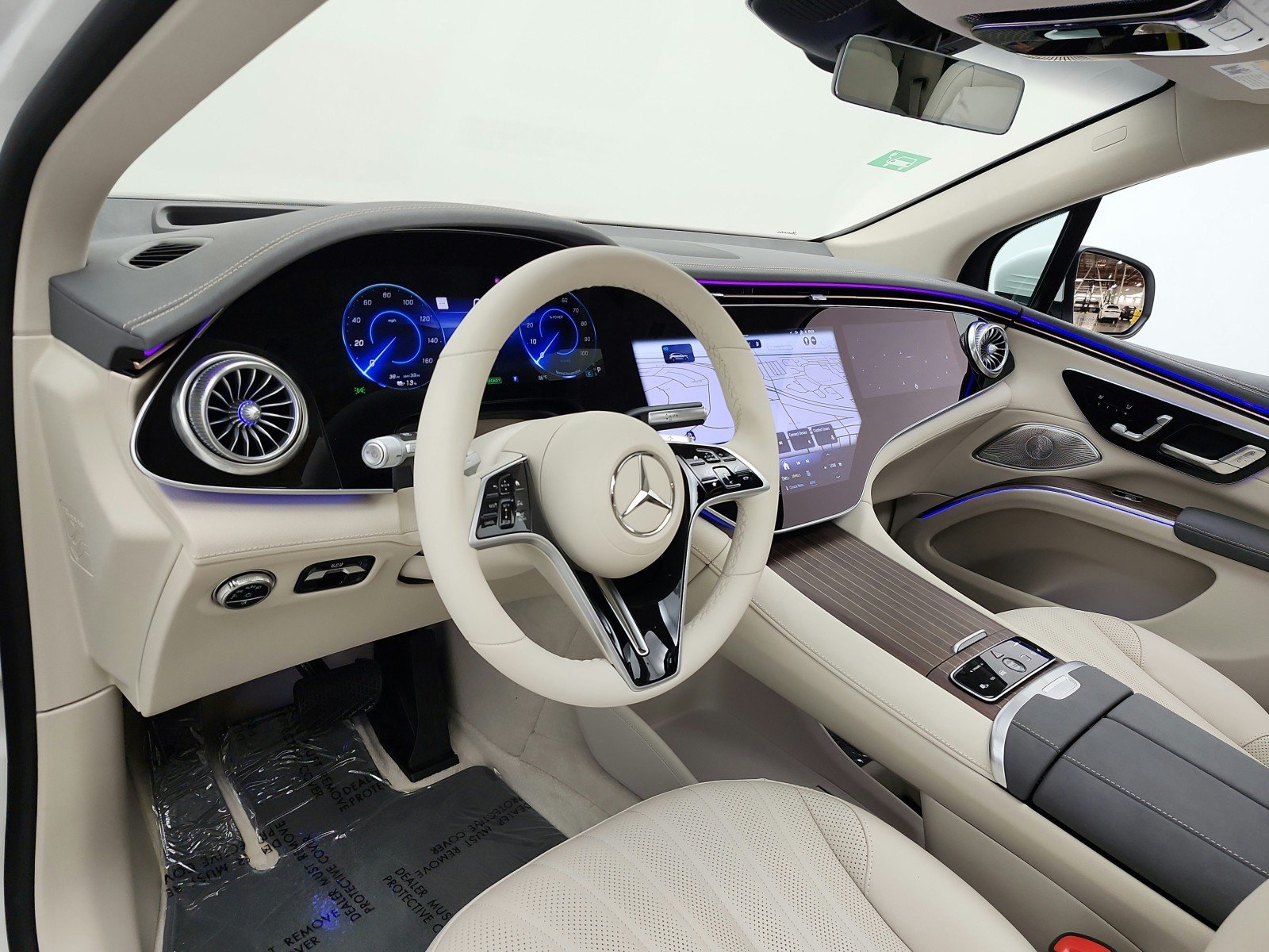 New 2027 Polar White Mercedes-Benz EQS 400 4MATIC® SUV image 9