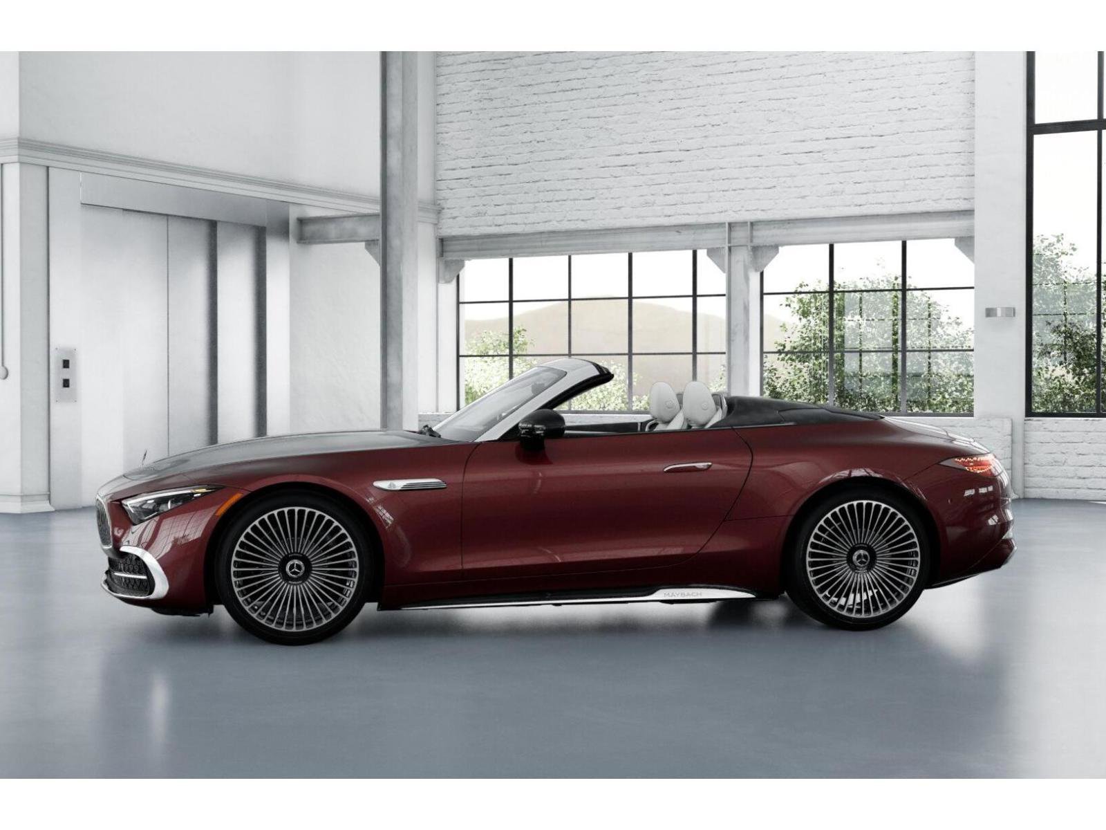 New 2026 MANUFAKTUR exclusive barolo red metallic Mercedes-Benz Maybach SL 680 Monogram Series image 35