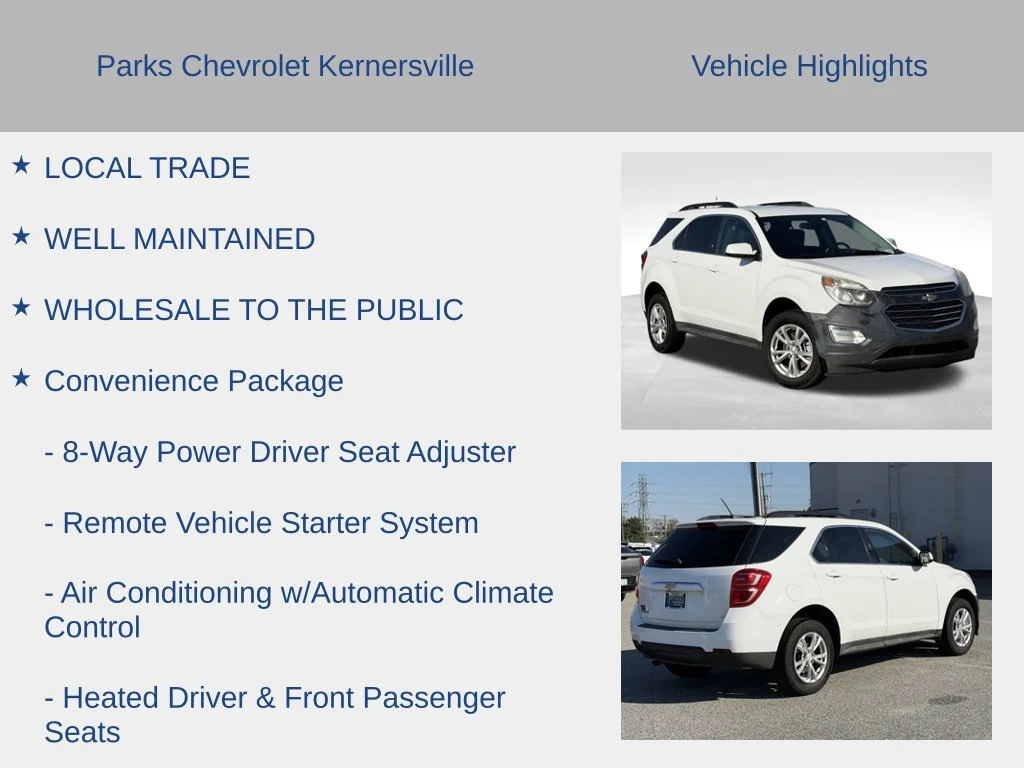 Used 2017 SUMMIT WHITE Chevrolet LT image 5