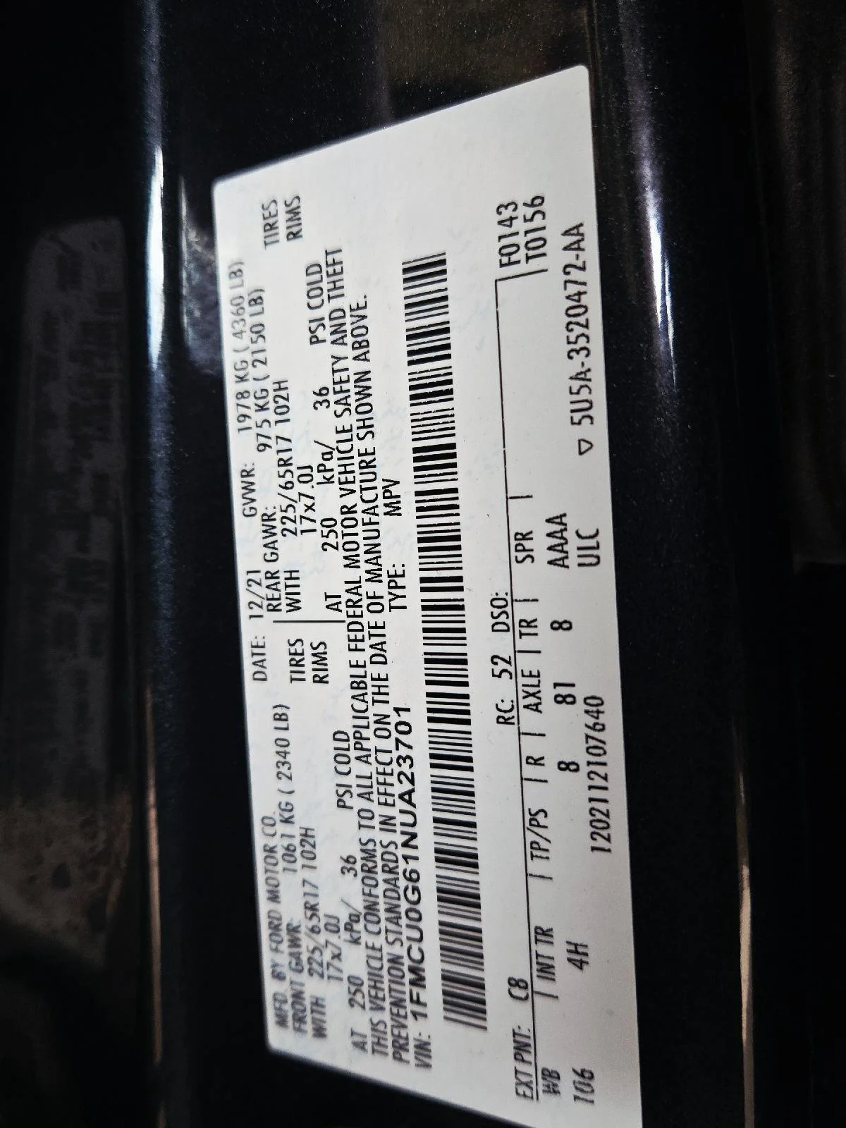 Used 2022 Stone Blue FORD SE image 53