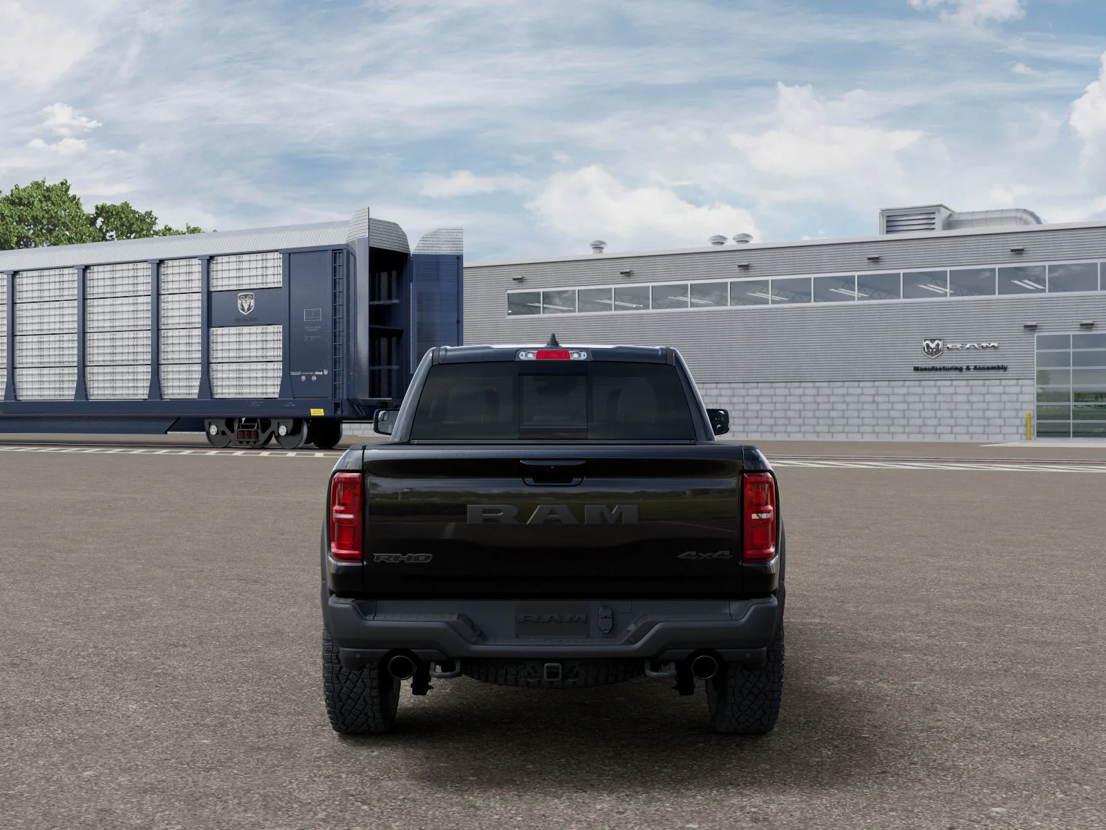 New 2026 Diamond Black Crystal Pearl-Coat Exterior Paint RAM RHO image 7