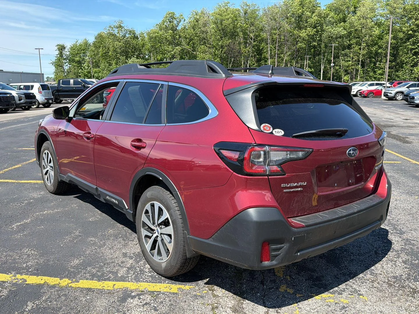 Used 2021 Crimson Red Pearl Subaru Premium image 10