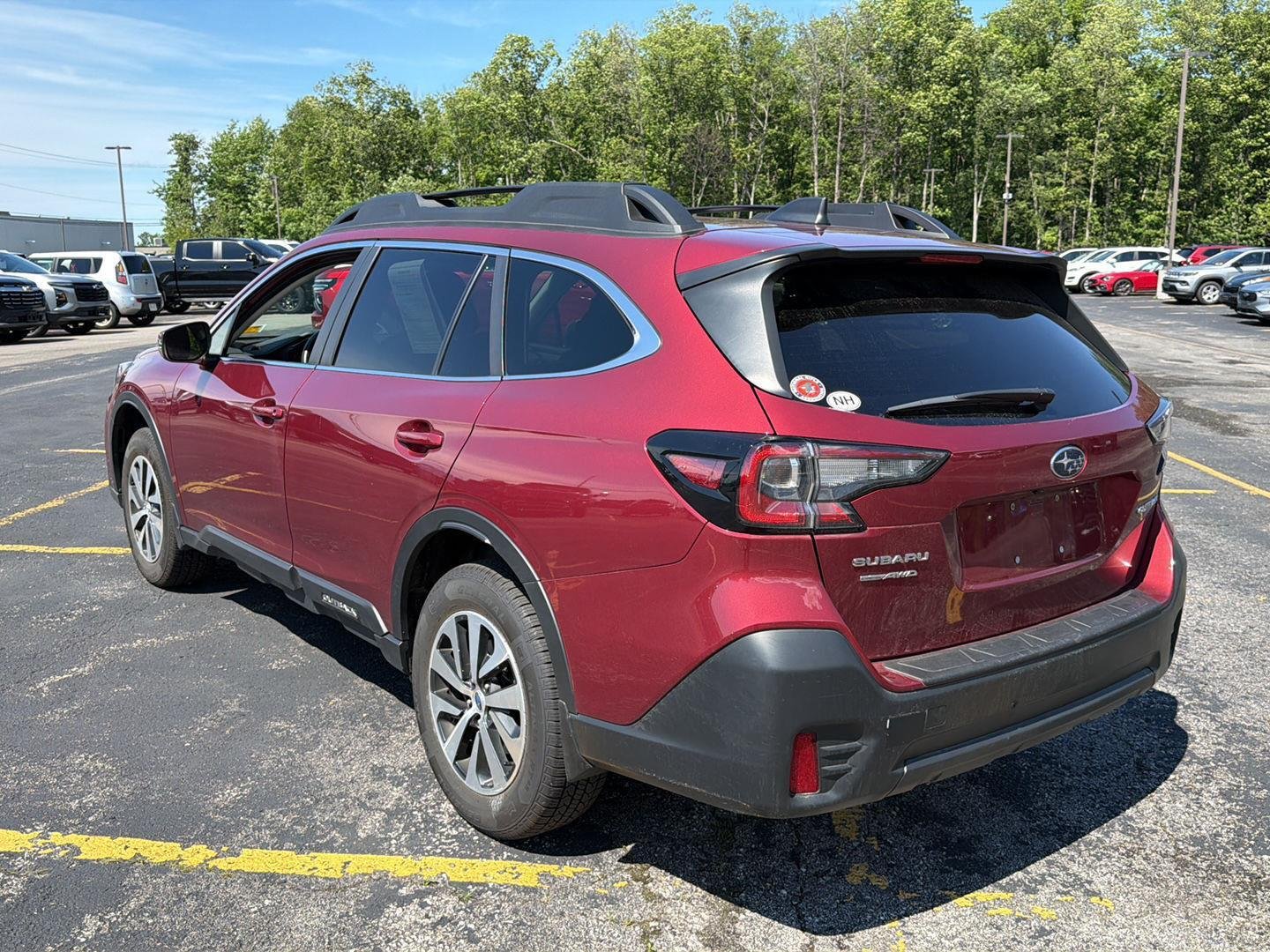 Used 2021 Crimson Red Pearl Subaru Premium image 10