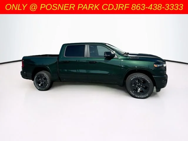 New 2026 Serrano-Green Metallic Exterior Paint RAM BIG HORN image 4
