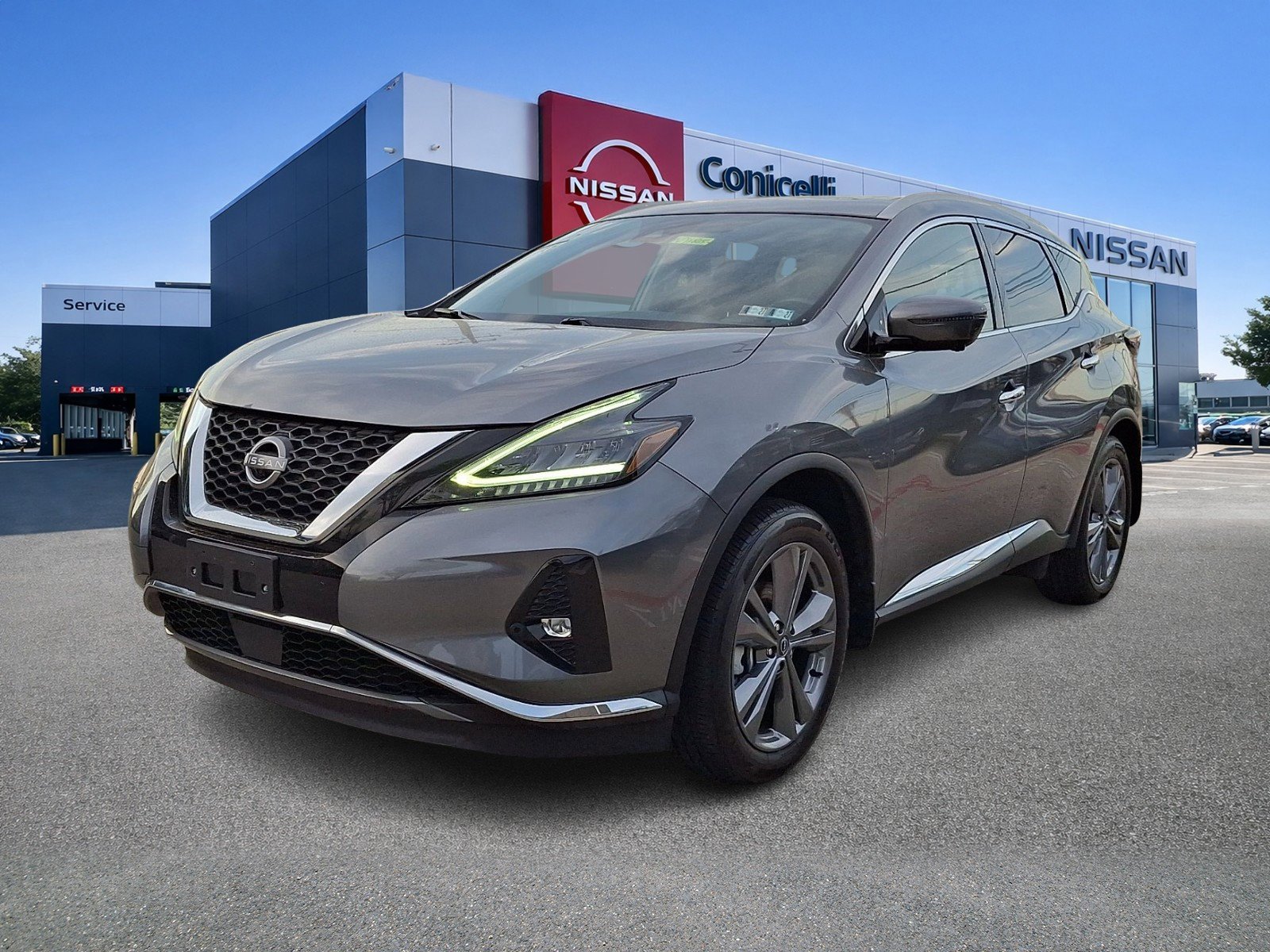 Used 2023 Gun Metallic Nissan Platinum image 2