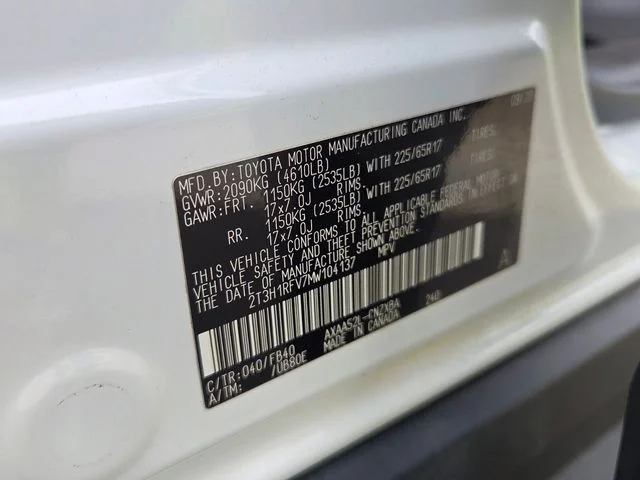 Used 2021 White Toyota LE image 6