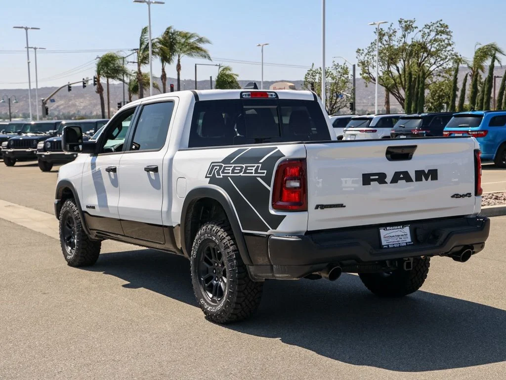New 2026 Bright White Clear-Coat Exterior Paint RAM Rebel image 11
