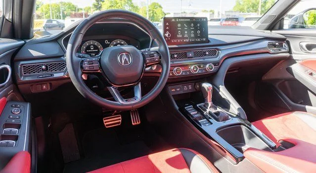 Used 2024 Liquid Carbon Metallic Acura A-Spec Tech Package image 13