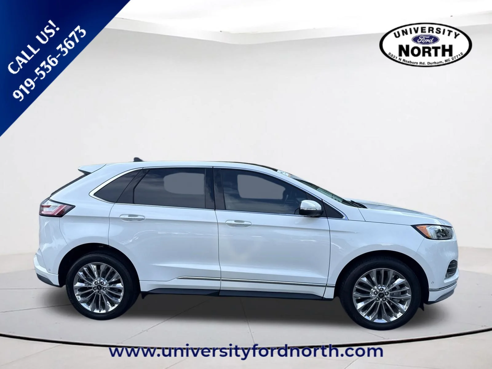 Used 2024 Star White Metallic Tri-Coat Ford Titanium image 8