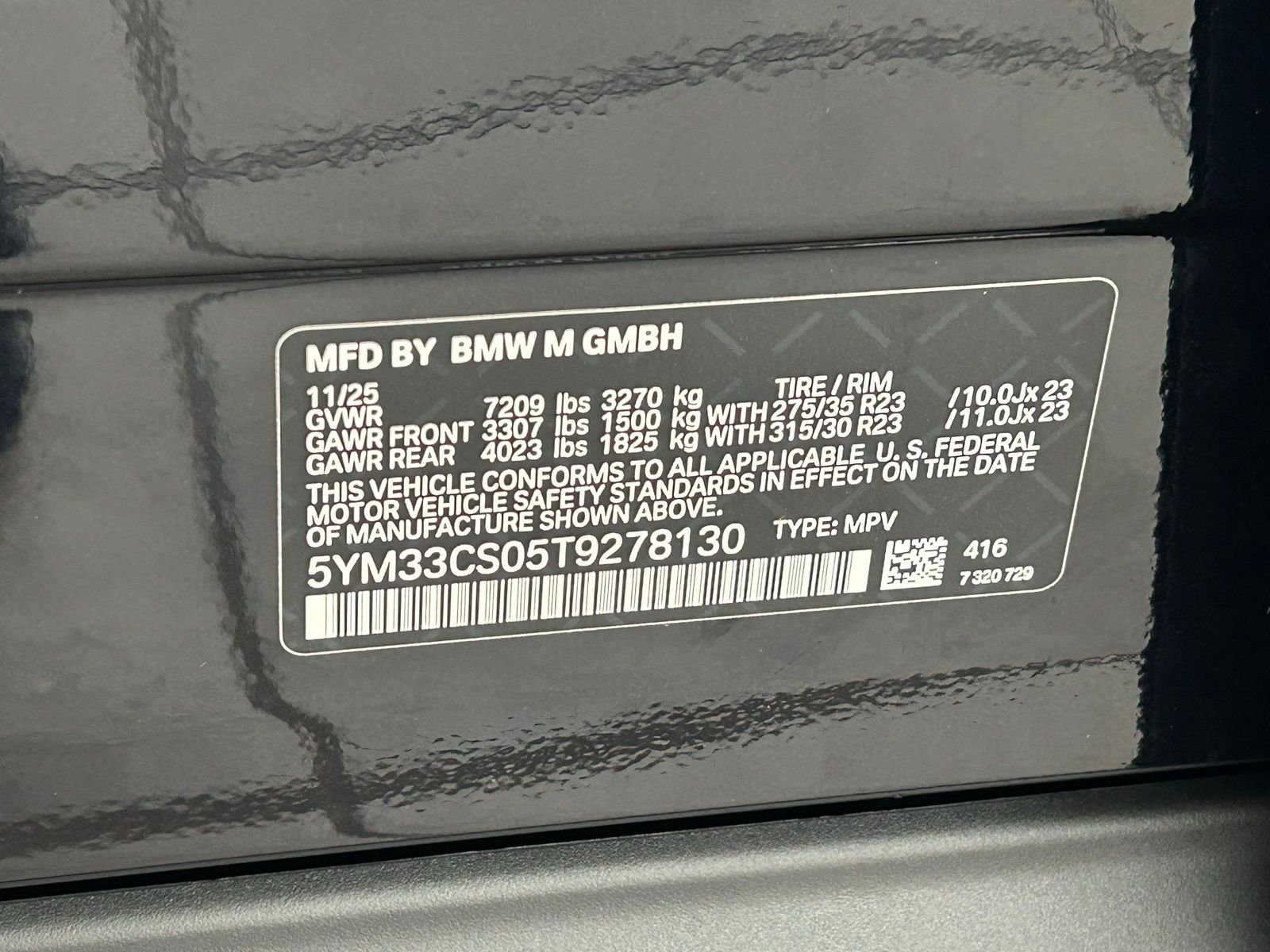 New 2026 Carbon Black Metallic BMW Label image 33