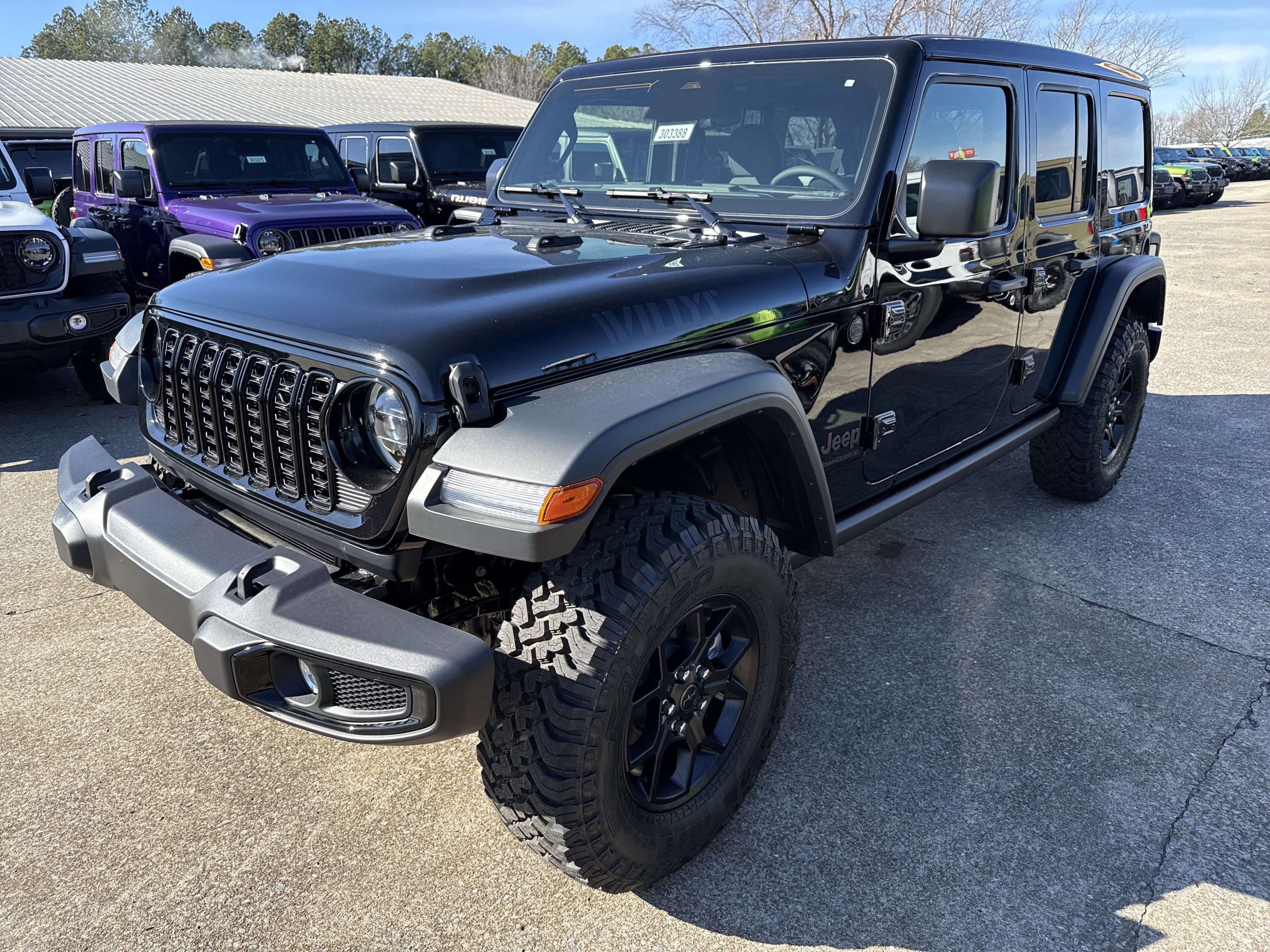 New 2026 Black Clearcoat Jeep Willys image 3