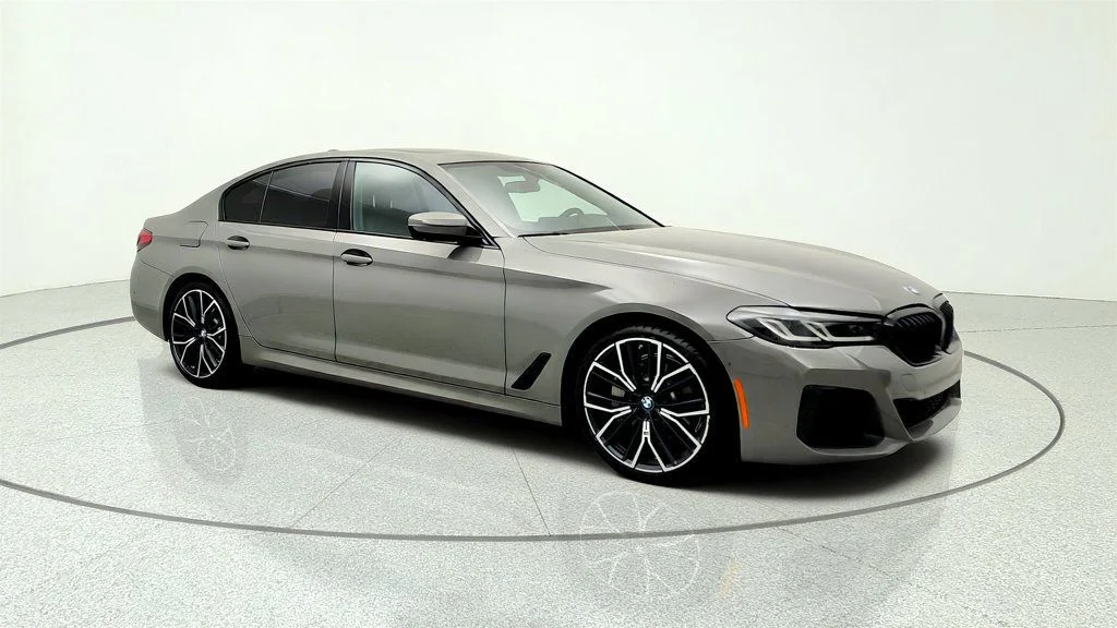 Used 2022 Bernina Grey Amber Effect Metallic BMW 530i Sedan w/ M Sport Pkg, 20
