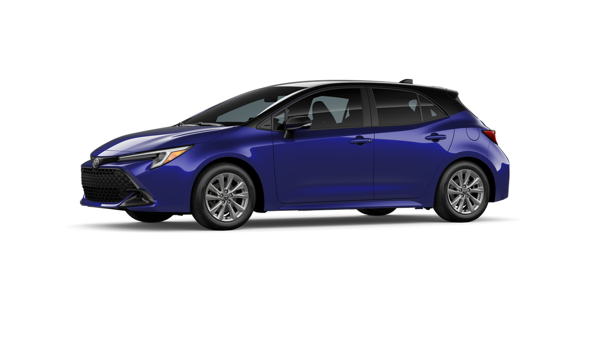 New 2026 Blue Crush Metallic with Midnight Black Metallic roof Toyota SE image 15