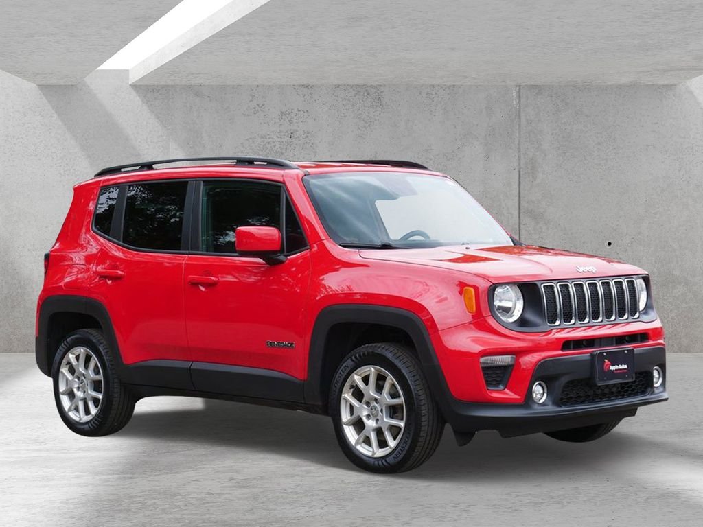 Certified Used 2020 Red Jeep Latitude image 1