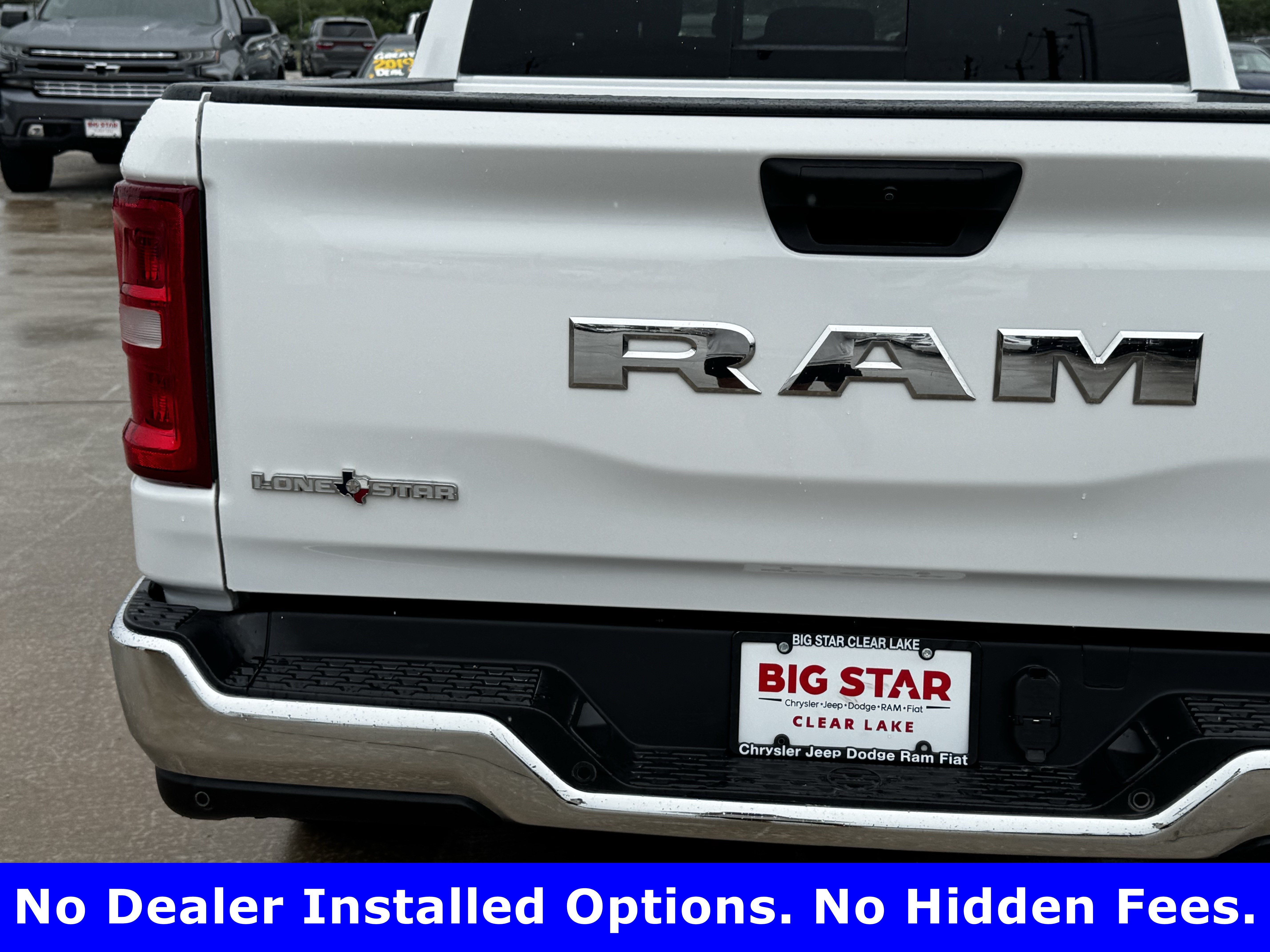 Used 2025 Bright White Clearcoat Ram Lone Star image 10