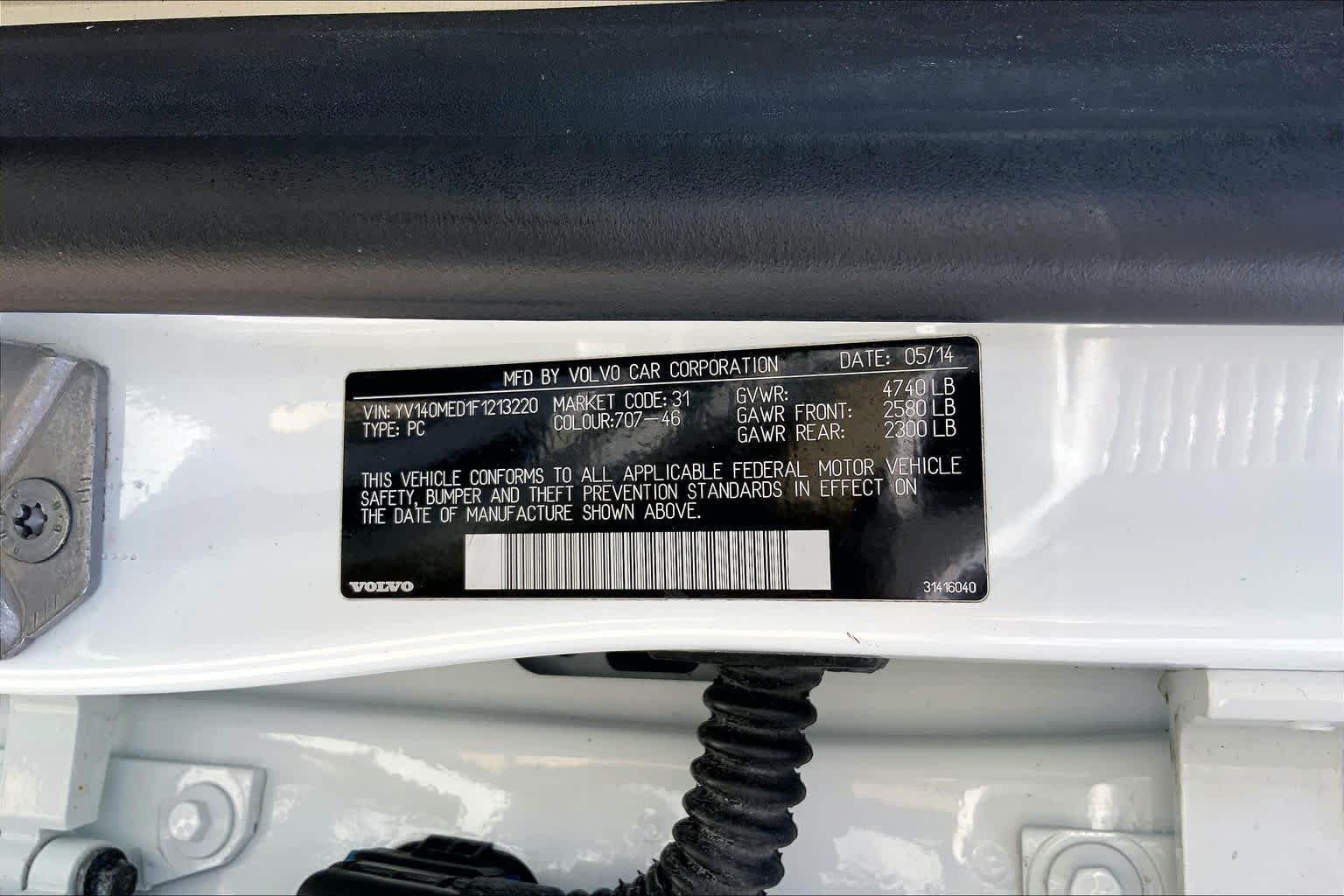 Used 2015 Crystal White Pearl Volvo T5 Drive-E Platinum image 36