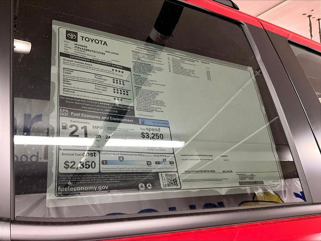 New 2026 Supersonic Red Toyota Limited image 18