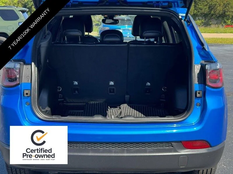 Certified Used 2023 Blue Jeep Latitude image 4