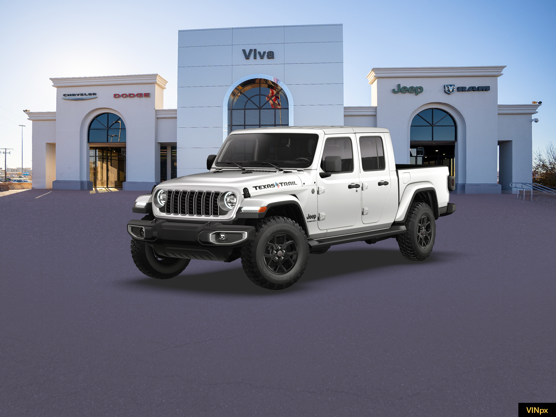 New 2026 Bright White Clear-Coat Exterior Paint Jeep Texas Trail image 13
