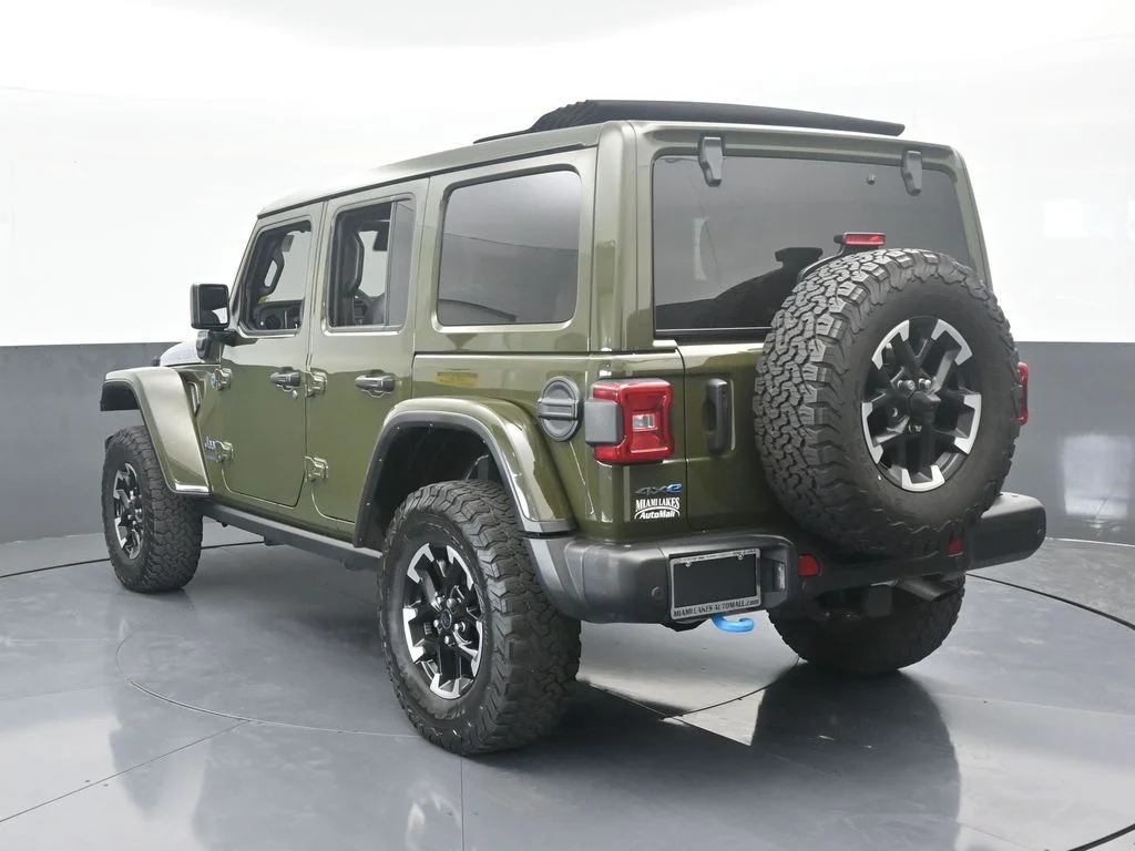 Used 2024 Sarge Green Clearcoat Jeep Rubicon 4xe image 3