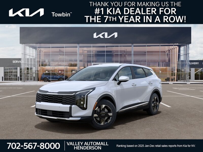 New 2027 Glacial White Pearl Kia LX image 1