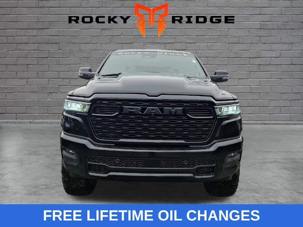 New 2026 Diamond Black Crystal Pearl-Coat Exterior Paint RAM Big Horn image 2