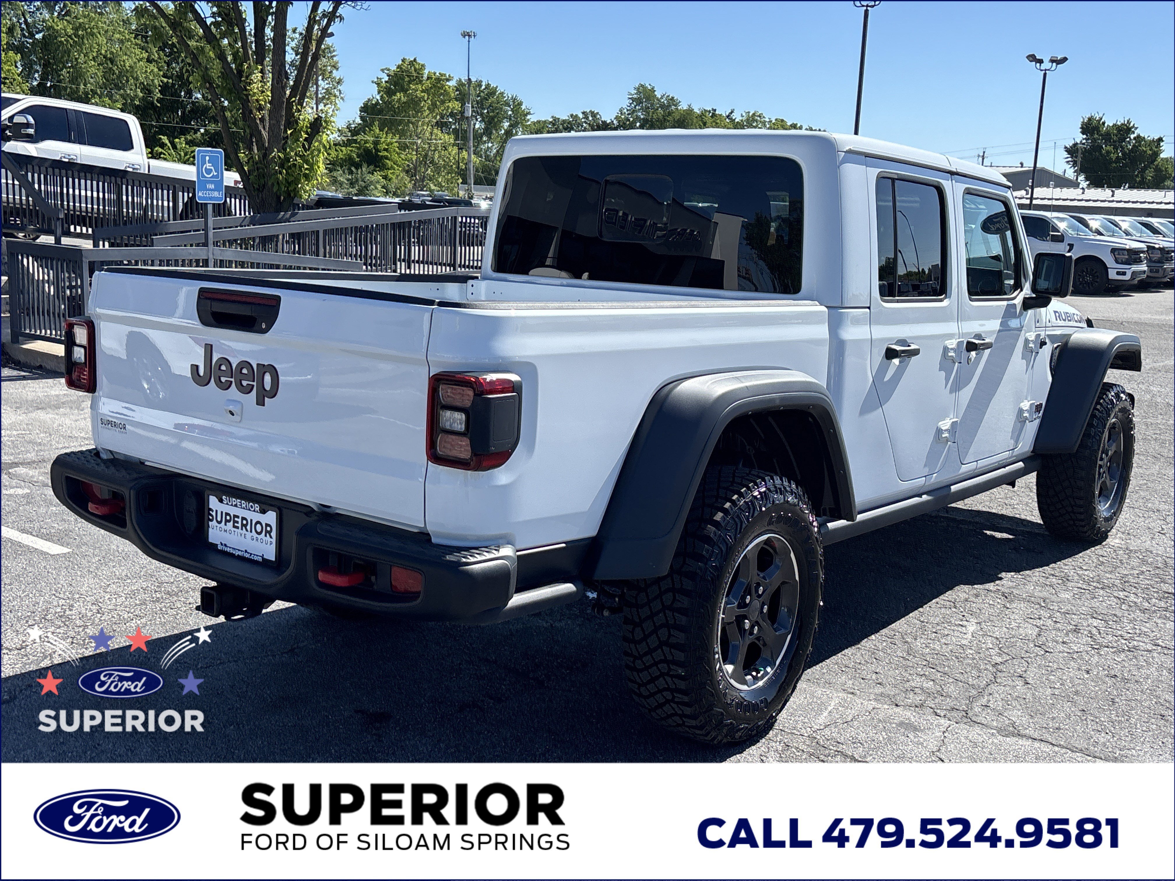 Used 2022 Bright White Clearcoat Jeep Rubicon image 3