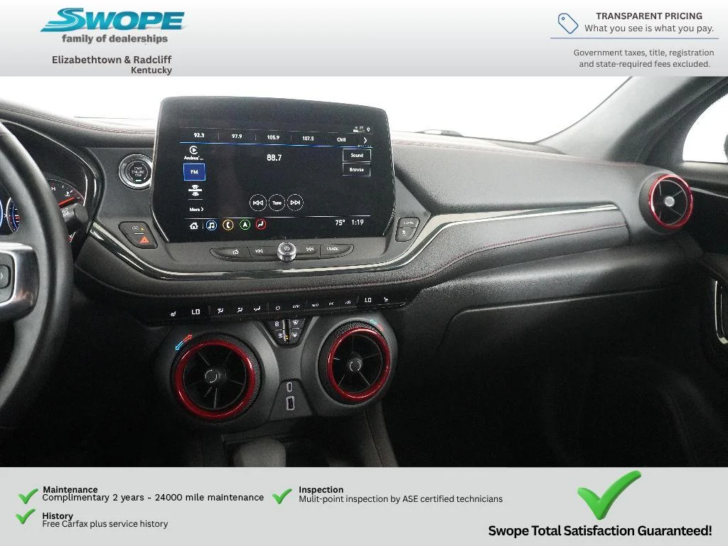 Used 2023 BLACK Chevrolet RS image 21