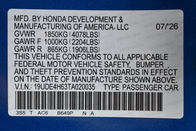 New 2026 Double Apex Blue Pearl Acura A-Spec Tech Package image 25