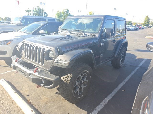 Used 2018 Granite Crystal Metallic Clearcoat Jeep Rubicon image 1