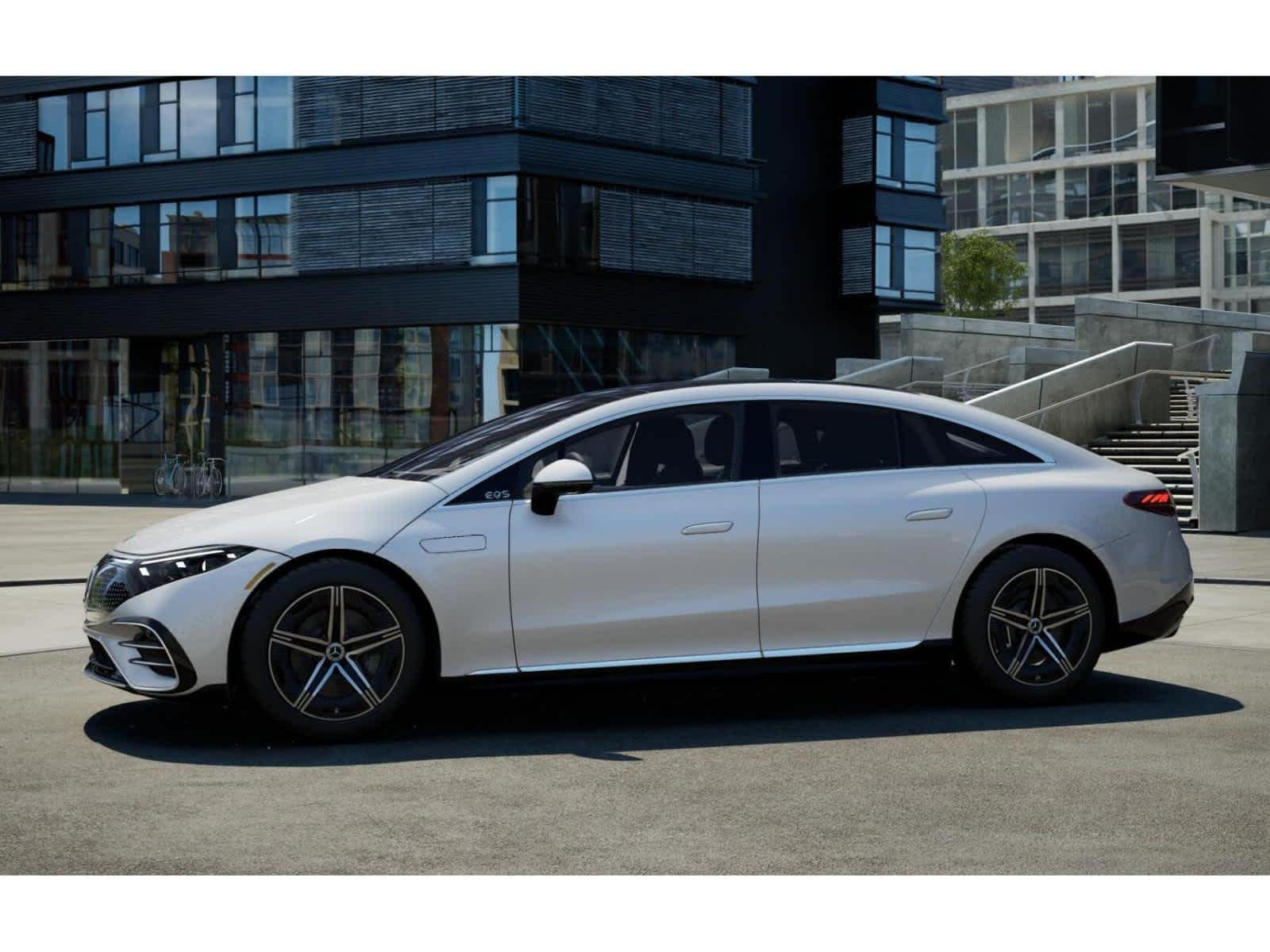 New 2026 MANUFAKTUR Moonlight White Metallic Mercedes-Benz EQS 450+ image 34