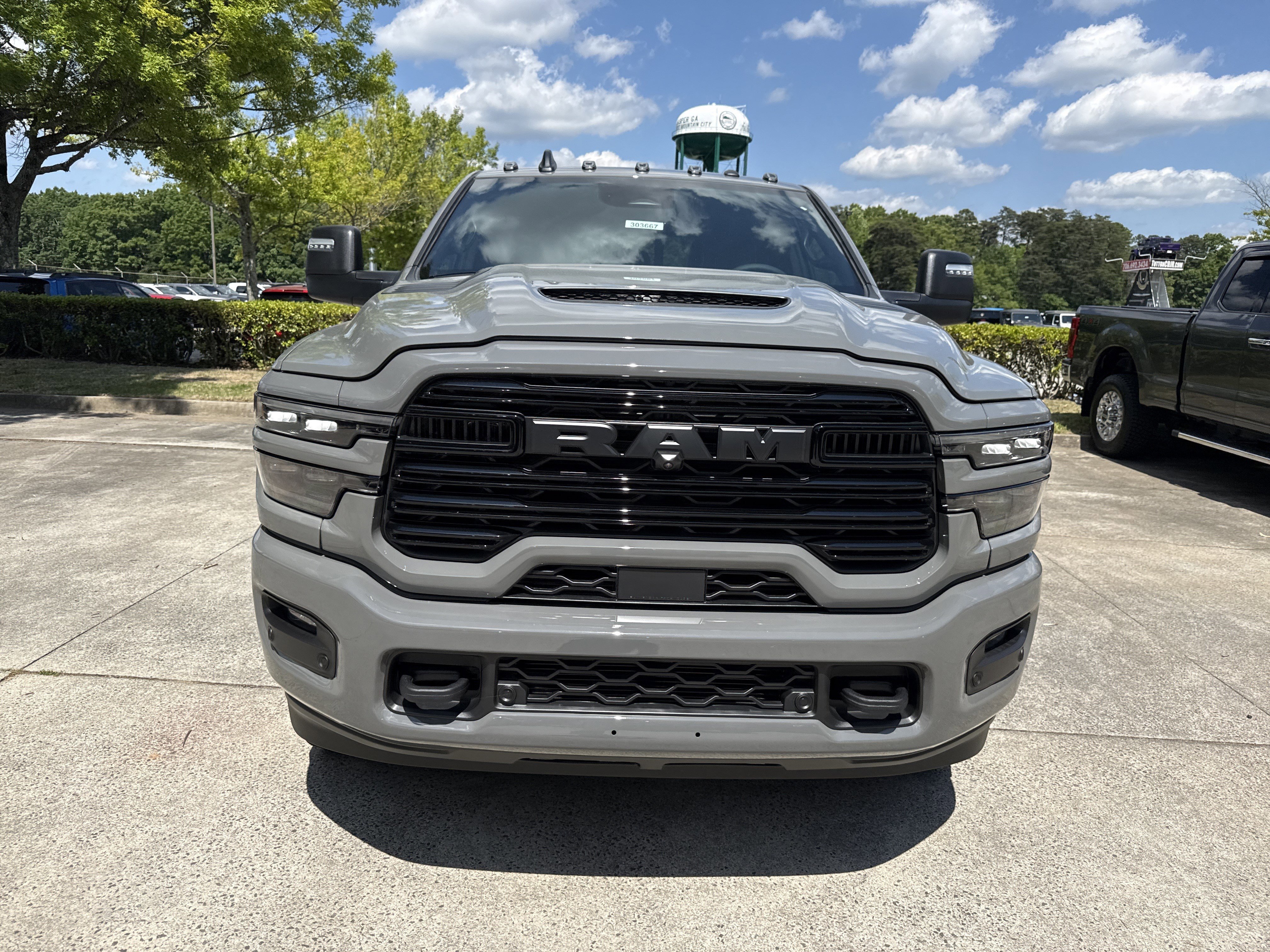 New 2026 Ceramic Gray Clearcoat RAM Laramie image 2