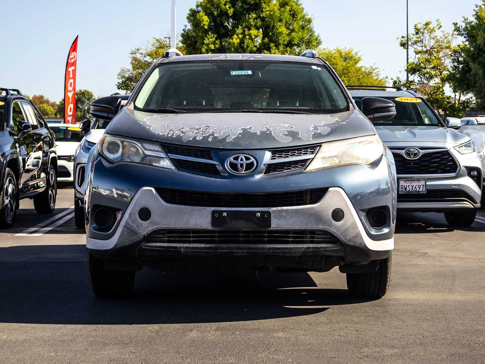 Used 2013 Shoreline Blue Pearl Toyota LE image 2
