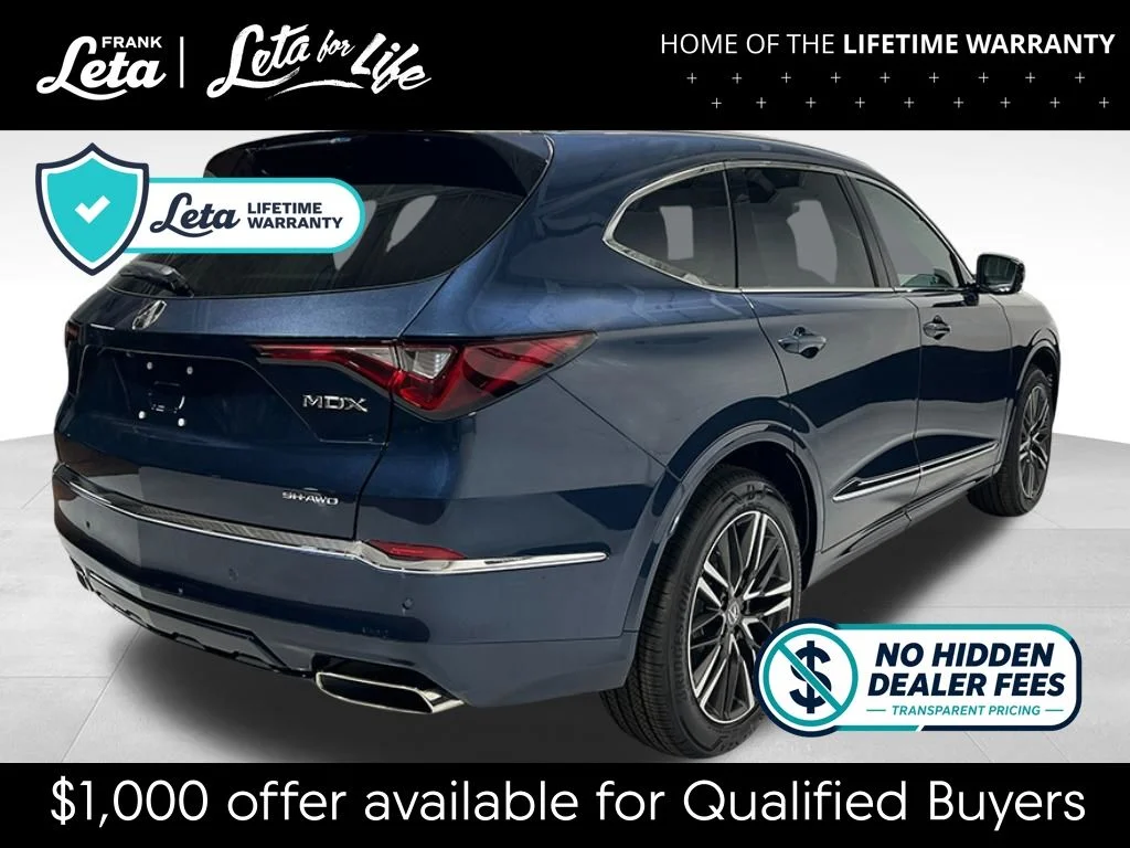 New 2026 Canyon River Blue Metallic Acura Advance Package image 8