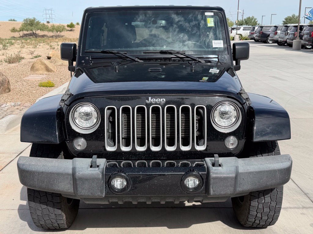 Used 2018 Black Jeep Unlimited Sahara image 3
