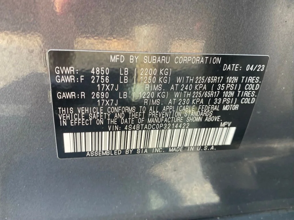 Used 2023 Gray Subaru Premium image 20