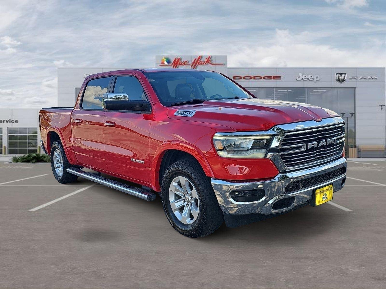 Used 2019 Flame Red Clearcoat Ram Laramie image 7