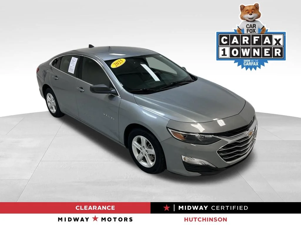 Pre-Owned 2025 Chevrolet Malibu LS 4D Sedan in McPherson #R13880T