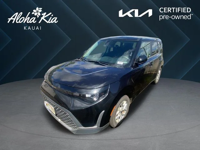 Certified Used 2023 Black Kia LX image 1