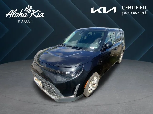 Certified Used 2023 Black Kia LX image 1